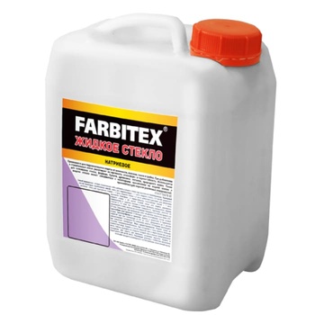 FARBITEX Жидкое стекло (3,8кг) 3л