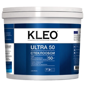 KLEO ULTRA 50 Клей готовый для стеклообоев и стеклохолста (10кг)
