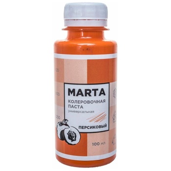 MARTA Паста колеровочная универсальная персиковый 0,1л
