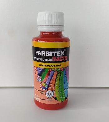 FARBITEX Паста колеровочная универсальная коралл 0,1л