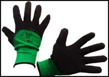 Перчатки "ГРИН" нейлоновые (зеленые/синие)