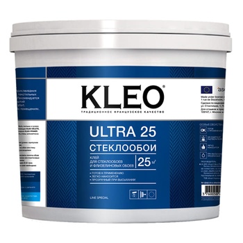 KLEO ULTRA 25 Клей готовый для стеклообоев и стеклохолста (5кг)