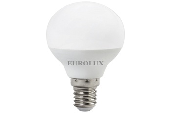 Лампа светодиодная LL-E-G45-7W-230-4K-E14 (шар, 7Вт, нейтр., Е14) Eurolux 76/2/6