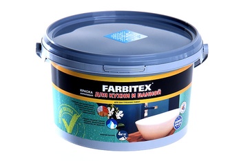 FARBITEX Краска акриловая для кухни и ванной 3кг