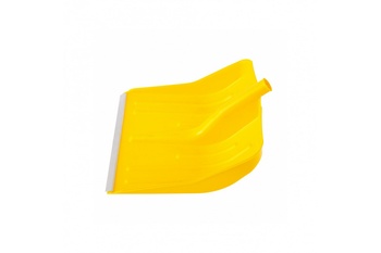 Лопата для уборки снега пластиковая, желтая, 420х425мм, без черенка, Россия //Сибртех