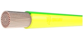 Провод силовой ПуГВнг(А)-LS 1х25 желто-зеленый ТРТС
