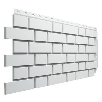 Панель фасадная FLEMISH 420х1095мм (S=0.46м2)  (Белый)