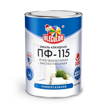 OLECOLOR Эмаль ПФ-115 вишневый 0,5кг