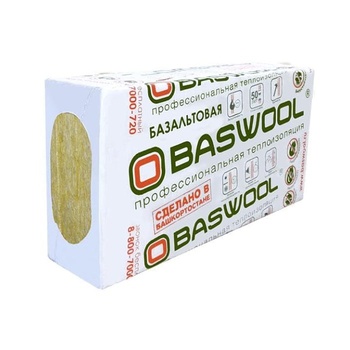 Утеплитель Басфул BASWOOL ФАСАД - 100 1200х600х50 (6 шт./4,32м2/0,216м3)