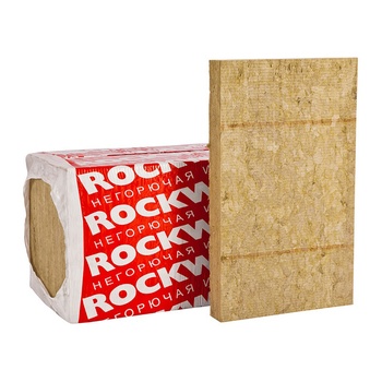 Утеплитель РОКВУЛ Rockwool Фасад Баттс ОПТИМА мин. плита1200х600х100мм (0,144м3/1,44м2)