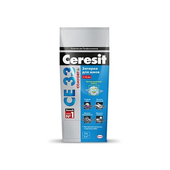 Ceresit Затирка CE 33 comfort Светло-коричневый №55 2кг (шов 1-6мм)