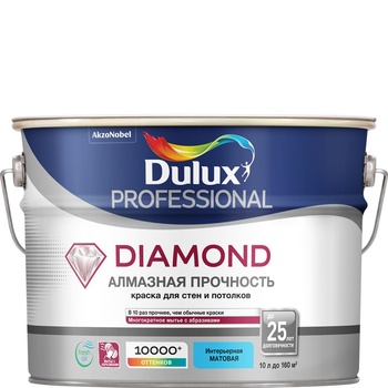 DULUX Краска Professional Diamond Matt BW 10л