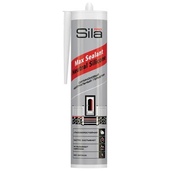 Sila PRO Max Sealant герметик силиконовый нейтральный белый 290мл