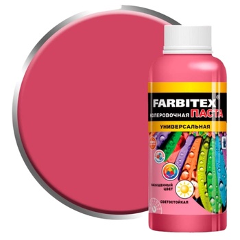 FARBITEX Паста колеровочная универсальная розовый 0,1л