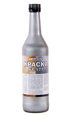 Краска БТ-177 Серебрянка Лакра 0,5л