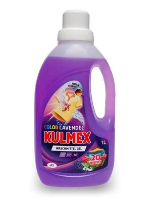 Гель для стирки цветных тканей 1,0л Color Lavendel KULMEX