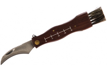 Нож грибника складной, 145мм, деревянная рукоятка Palisad