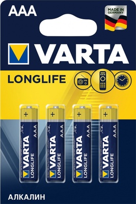 VARTA Элемент питания  High Energy/Longlife Power LR03 BL4 (40/200)