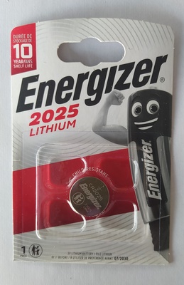 ENERGIZER Элемент питания СR2025 BL1 (10)