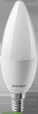 Лампа светодиодная LED 10вт Е14 белый матовая свеча PROMO ОНЛАЙТ (Navigator Group)