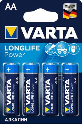 VARTA Элемент питания  High Energy/Longlife Power LR06 BL4 (40/200)