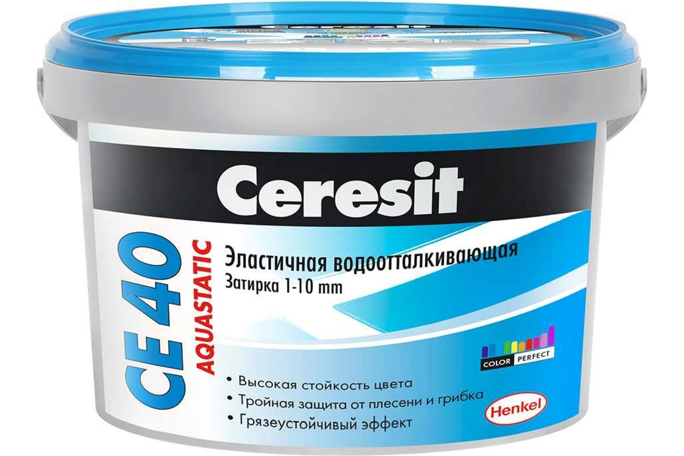 Ceresit Затирка CE №40 aquastatic Мята №64 2кг (1-10мм) Россия цена в ...
